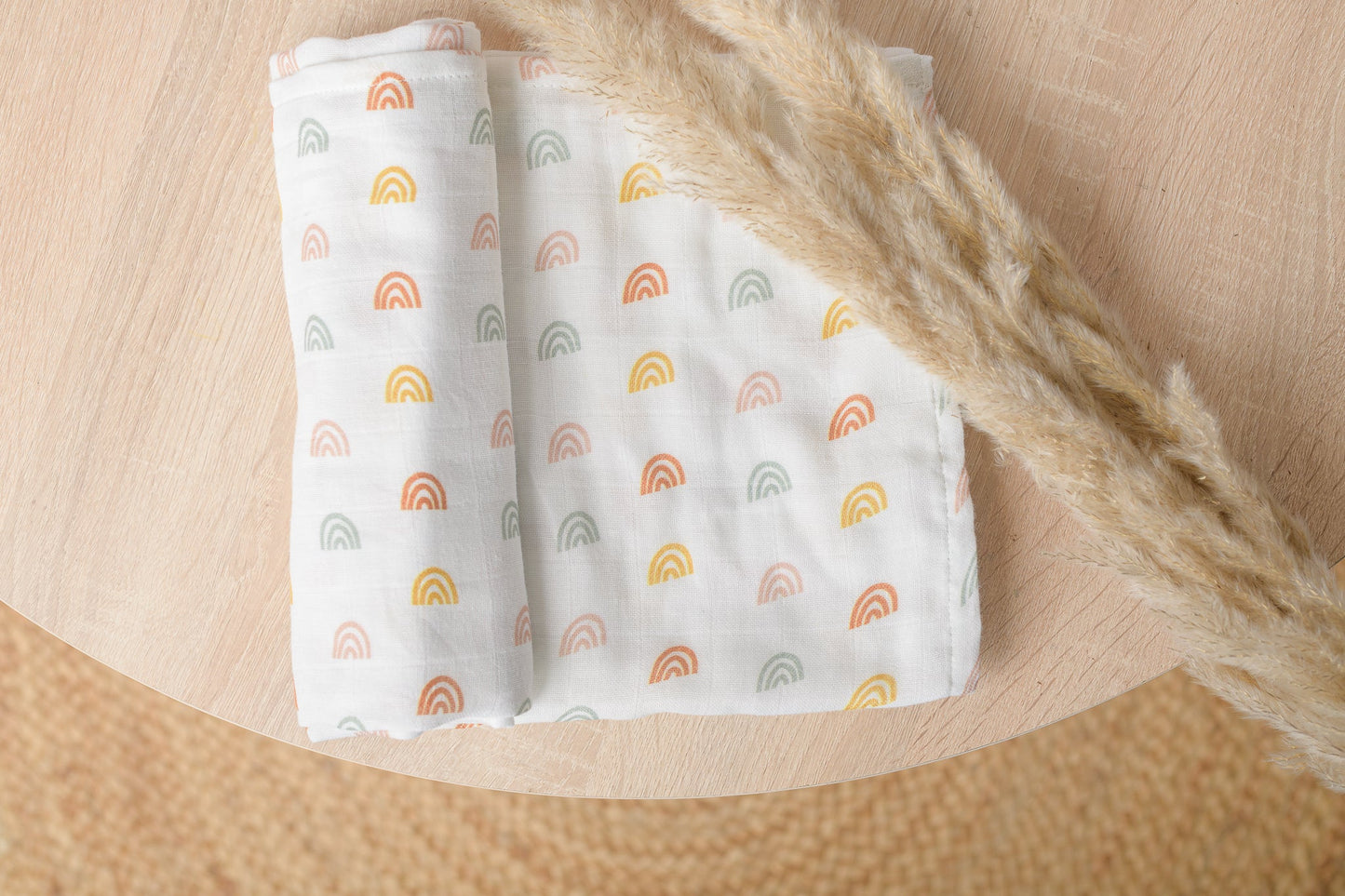 Organic Cotton Swaddle -  Girl